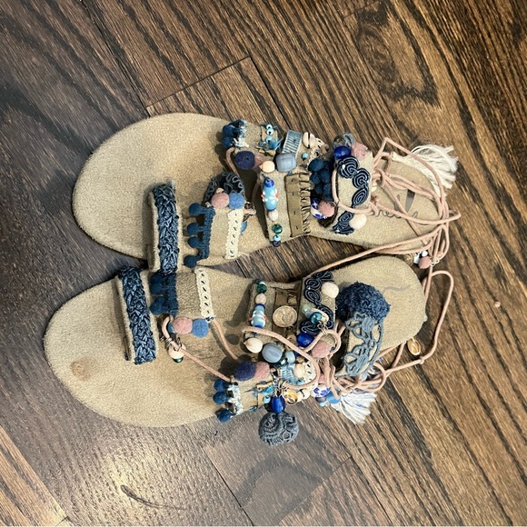 Free people charm lace up sandal - Picture 5 of 5